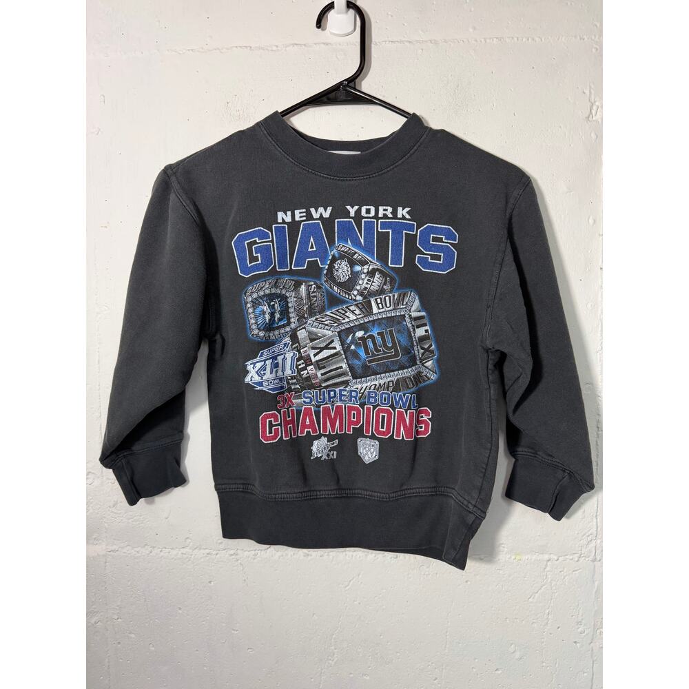 Vintage Kids Reebok NFL New York Giants 3X Super Bowl Champions Sweatshirt